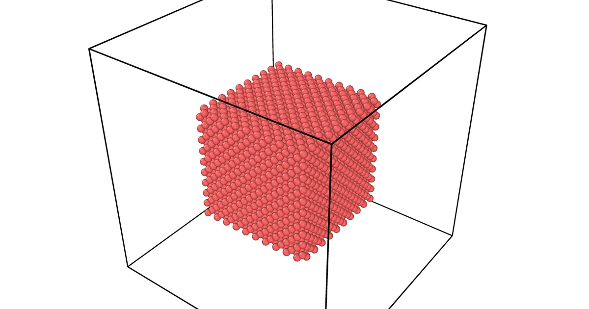 Lammpsでスーパーセルの体積を変える
